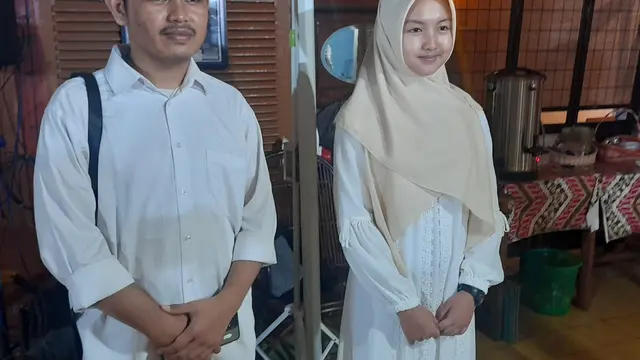 Santri Pondok Pesantren Darussalam, Ciamis, Jawa Barat.