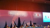 Wapres JK menghadiri acara Sidang Umum Interpol di Bali.