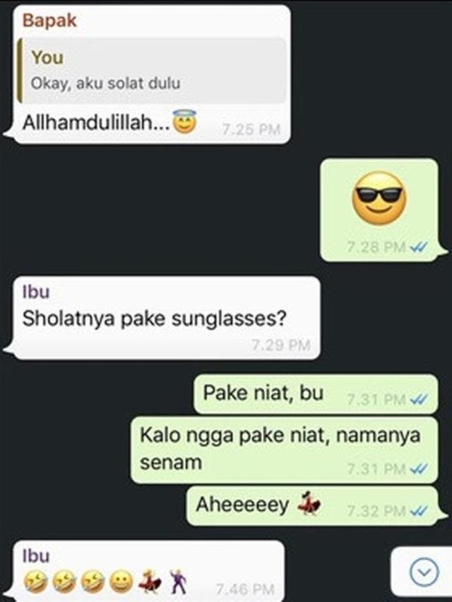 7 Chat Ibu Bertanya Ini Ujungnya Bikin Ngakak