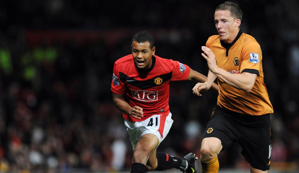 5. Joshua King. Memperkuat Manchester United dalam rentang 2009-2013 dengan mencatat 2 kali penampilan. Lebih banyak dipinjamkan ke klub lain. Dikontrak permanen oleh Blackburn pada 2013. Pada 2015 pindah ke Bournemouth hingga akhirnya Januari 2021 ini dikontrak Everton. (AFP/Paul Ellis)