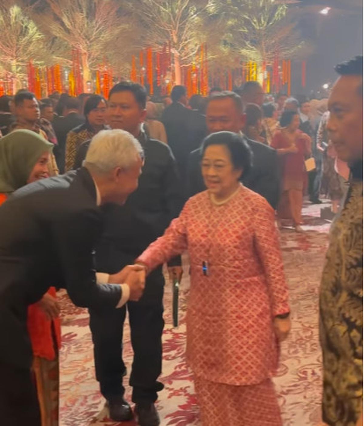 Megawati di Resepsi Angela Perkasa dan Iptu Hafiz