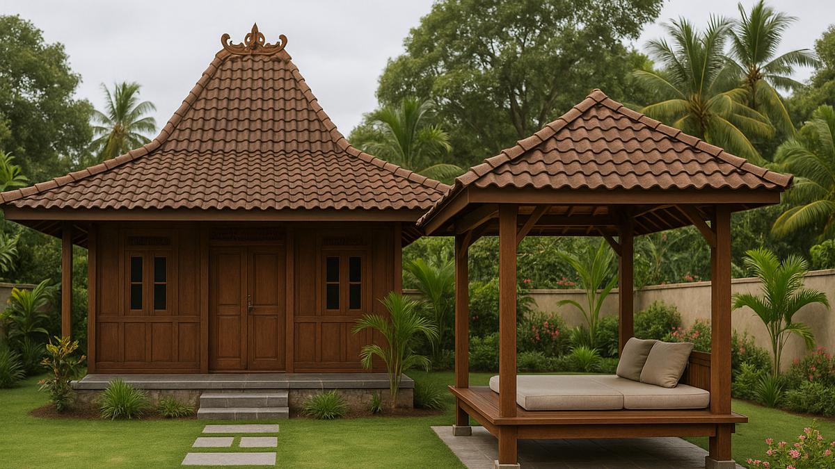 8 Gambar Rumah 6x9 di Desa dengan Atap Joglo, Hunian yang Tetap Sejuk tanpa AC