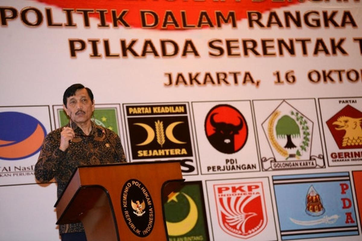 Menko Polhukam gelar silaturahmi dengan pimpinan Parpol