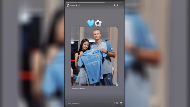 Jisoo Blackpink dan Erling Haaland Foto Bareng Bikin Geger