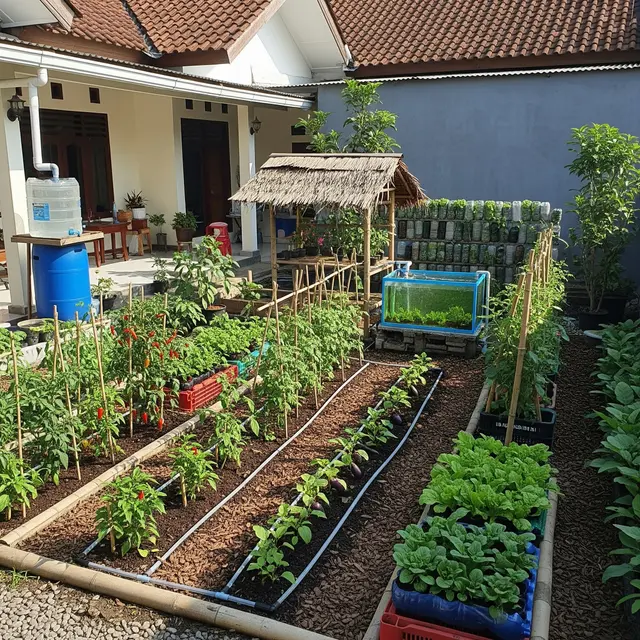6 Desain Pertanian Terpadu yang Hemat Air dan Biaya Operasional, Sistem Tani Modal Efisien