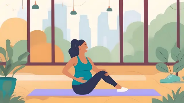WOW! Ini Dia Olahraga Ampuh yang Bikin Ibu Hamil Tetap Fit dan Bahagia (Ilustrasi Olahraga untuk Ibu Hamil by AI)