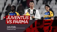 Berita video highlights Serie A antara Juventus menghadapi Parma yang berakhir dengan skor 3-3, Senin (3/2/2019).