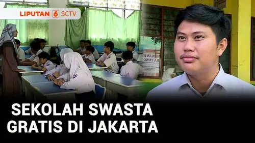 VIDEO: Ada 40 Sekolah Swasta Gratis di Jakarta, Uji Coba Dimulai Juli 2025