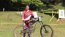Pebalap Sepeda Indonesia, Tiara andini prastika sukses meraih emas ketiga untuk Indonesia cabang mountain Bike, Senin (20/8/2018)