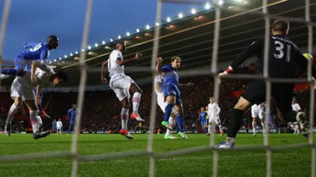 Chelsea kontra Southampton di Piala FA. (c) AFP