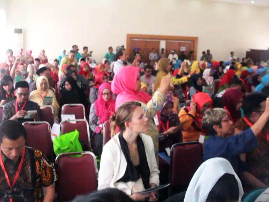 Kongres Ulama Perempuan Indonesia turut dihadiri 35 peserta dari 16 negara. (/Panji Prayitno)