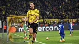 Empat gol Dortmund dicetak Julian Brandt, Ian Maatsen, Niclas Fullkrug, dan Marcel Sabitzer. (Bernd Thissen/dpa via AP)