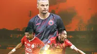 Persija Jakarta - Kelemahan Persija: Bambang Pamungkas, Carlos Pena, Rizkkt Ridho (Bola.com/Adreanus Titus)