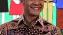 Gubernur Jateng Ganjar Pranowo saat menghadiri Forum Nusantara bersama UN Women, Jakarta, Jumat (8/2). Forum ini juga membahas tentang cara membangun perdamaian di keluarga dan komunitas. (Liputan6.com/JohanTallo)