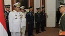 Citizen6, Jakarta: Hadir pada upacara tersebut antara lain Kasal, Kasau Irjen TNI, Dansesko TNI, Aspers Panglima TNI dan Kepala Staf Angkatan serta Kapuspen TNI Laksda TNI Iskandar Sitompul. (Pengirim: Badarudin Bakri).