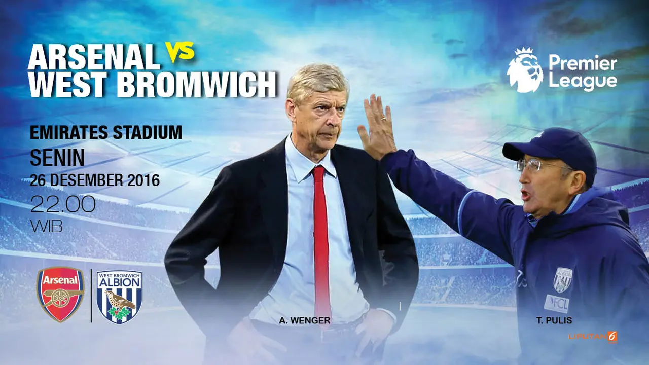 Prediksi Arsenal Vs West Bromwich