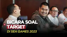 Berita Video, Menpora angkat suara mengenai target Indonesia di SEA Games 2023 dalam kunjungan media pada Kamis (13/4/2023)