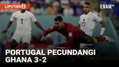 Portugal berhasil memetik poin penuh saat kalahkan Ghana 3-2 pada duel grup H Piala Dunia 2022 di stadion 974, Kamis (24/11/2022). Tiga gol Portugal dicetak Cristiano Ronaldo, Joao Felix dan Rafael Leao.