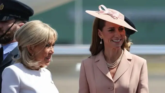 Gaya bangsawan Kate Middleton kenakan busana dari Dior dan Givenchy saat Jamu Presiden Prancis. [@princeandprincessofwales]