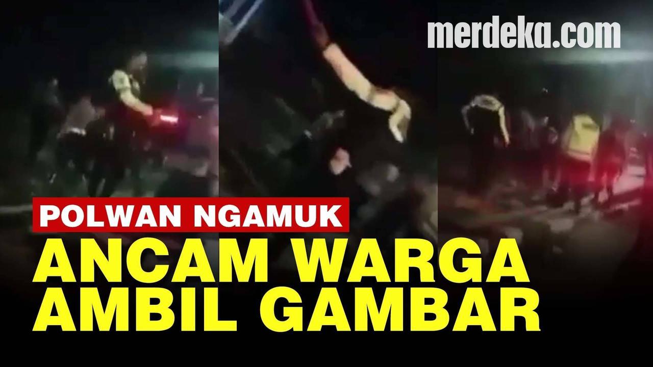 VIDEO: Polwan Marah Ancam Warga Rekam Patroli Balap Liar di Kupang