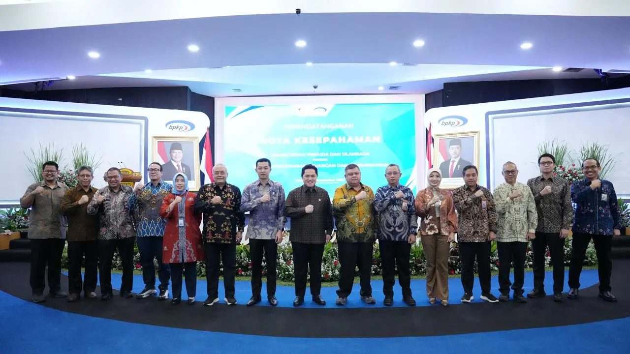 Erick Thohir Gandeng BPKP untuk Transformasi Kemenpora, Fokus Pengembangan 17 Cabor Unggulan