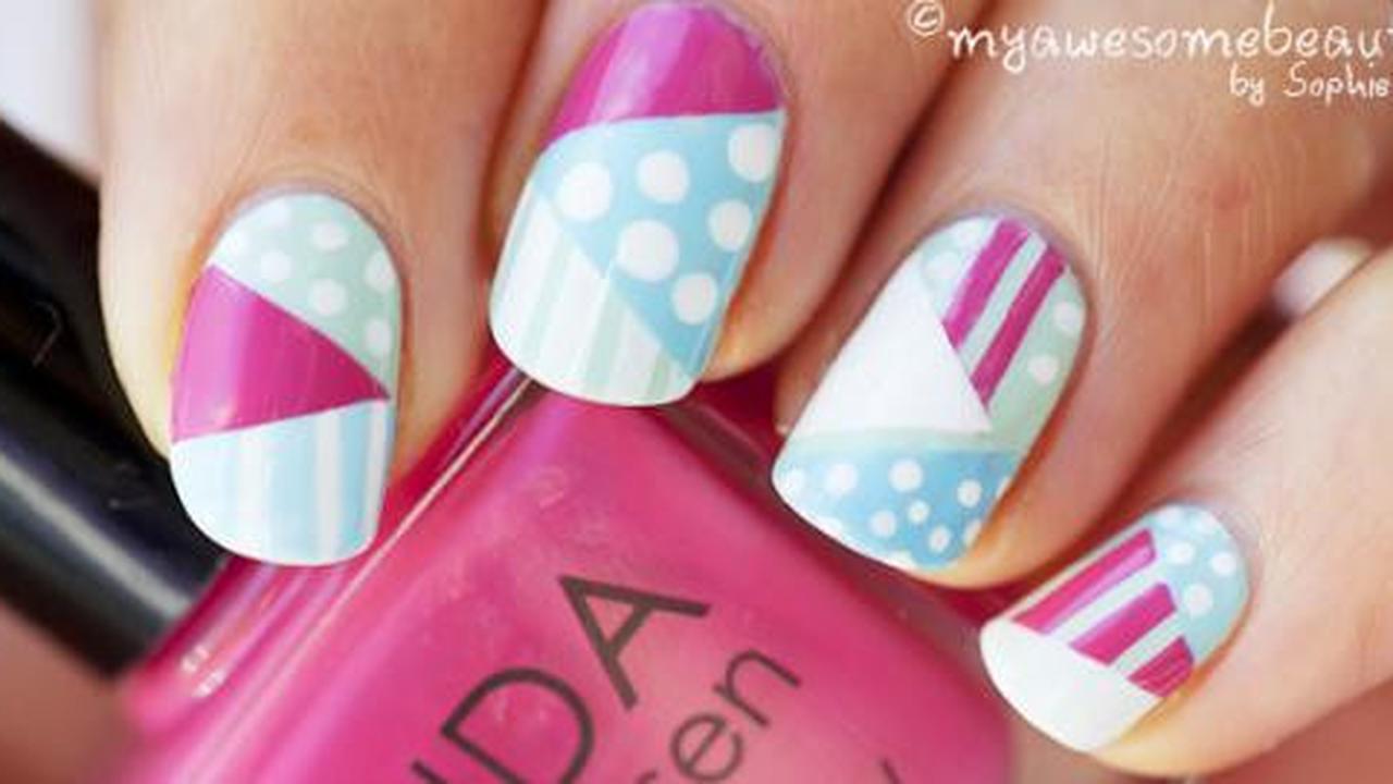 [Tutorial] Nail art Geometri