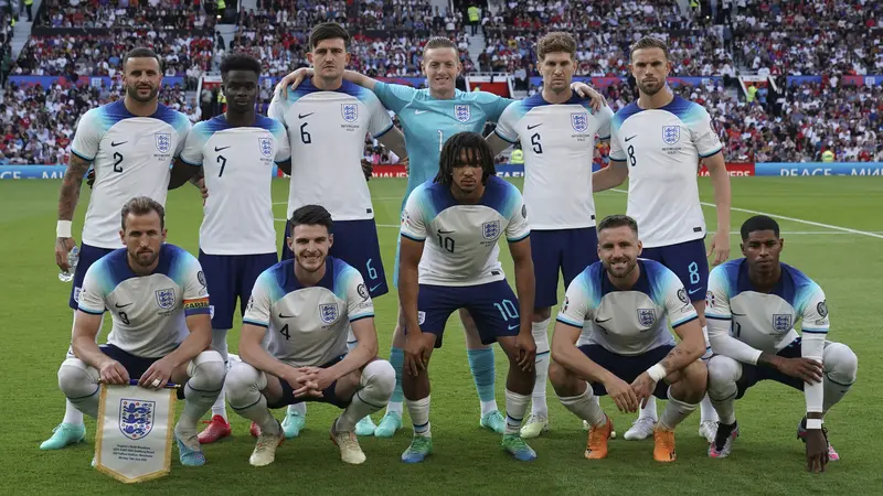 Foto: Aksi Berkelas Bukayo Saka dan Harry Kane di Markas MU Bawa Inggris Hancurkan Makedonia Utara pada Kualifikasi Euro 2024