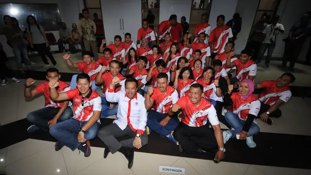 Menpora Kukuhkan Kontingen Indonesia di Olimpiade 2016