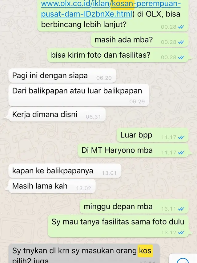 8 Chat Lucu Susahnya Nyari Kos Ini Bikin Geleng-Geleng Kepala