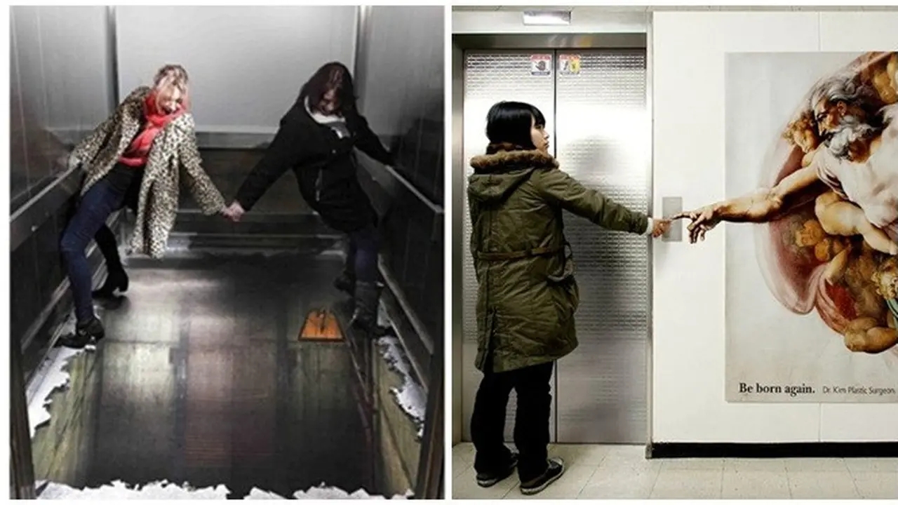 8 Desain Lift Ini Kreatif Banget, Bikin Enggak Bosan saat Menunggu