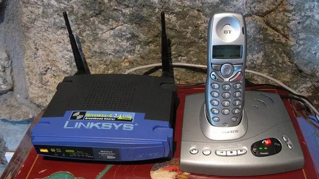Wi-Fi Router dan Telepon Nirkabel