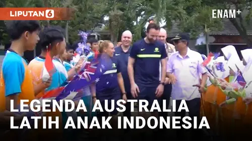 VIDEO: Jelang Indonesia Vs Australia, Legenda Socceroos Latih Anak-anak di Tangerang Selatan