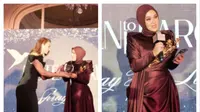 Foto-Foto Gaya Syahrini dalam Balutan Gaun Burgundy Berhijab di Festival Cannes 2025 yang Mencuri Perhatian Dunia