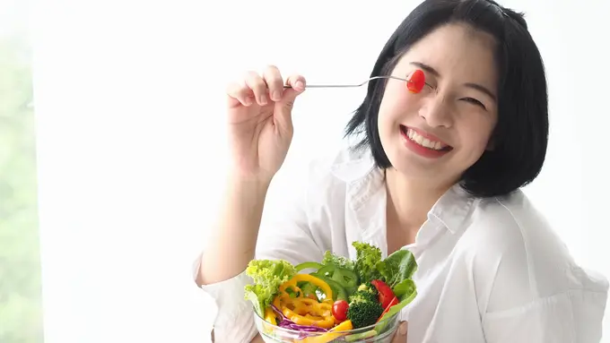 buah dan sayur dimakan mentah