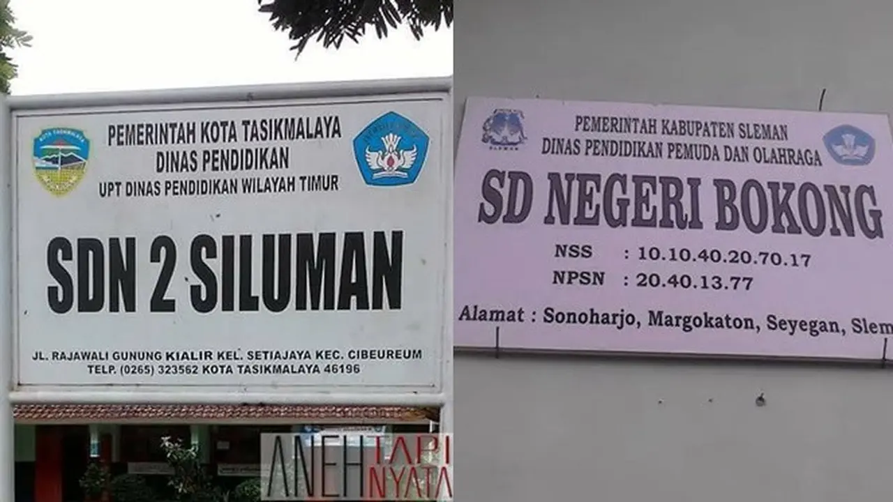 6 Nama Sekolah Dasar di Indonesia Ini Bikin Senyum Nyengir