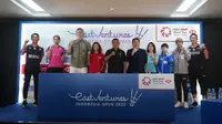 Pebulutangkis Indonesia dan dunia bersiap untuk tampil di Indonesia Open 2022 yang digelar mulai Selasa (14/6/2022) hingga Minggu (19/6/2022). (Dok. PBSI)
