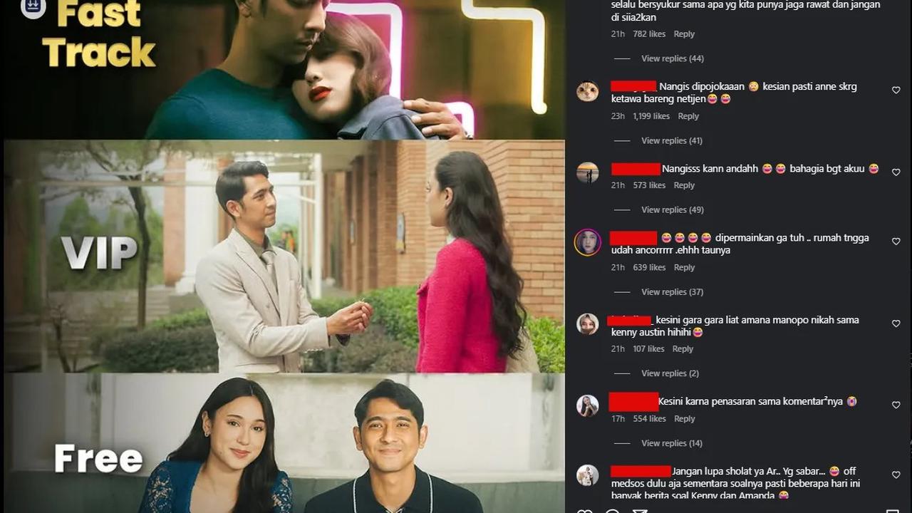 Nasib Arya Saloka Pasca Pernikahan Amanda Manopo dan Kenny Austin