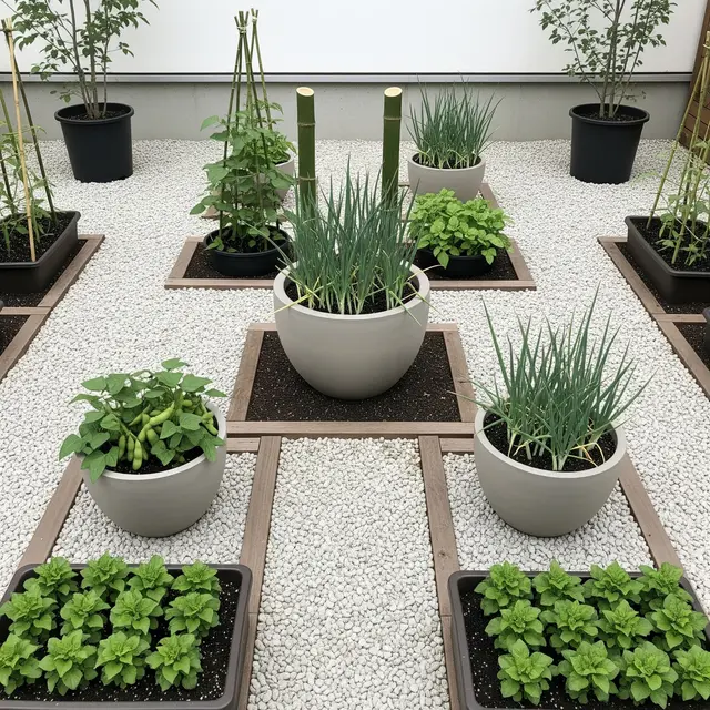 Model Kebun Mini Sederhana (Image by Gemini AI)
