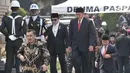 Menteri Agama Lukman Hakim Saifuddin menghadiri pemakaman almarhum Presiden ke-3 Republik Indonesia BJ Habibie di Taman Makam Pahlawan Nasional Utama (TMP) Kalibata, Jakarta, Kamis (12/9/2019). (merdeka.com/Iqbal Nugroho)