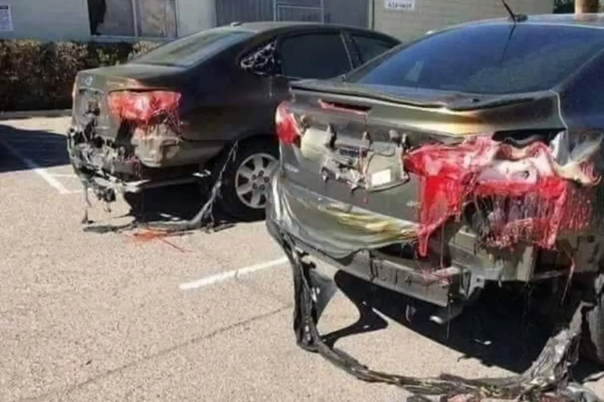 Mobil dan lampu lalu lintas di Kuwait meleleh karena suhu panas, ini faktanya