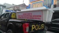 Polisi di Medan Bawa Peti Mati Covid-19 Saat Sosialisasi Protokol Kesehatan