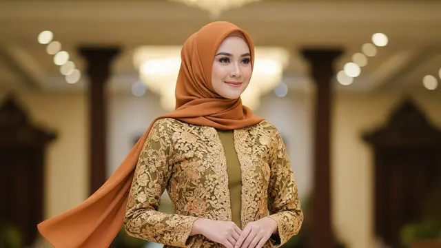Model Gamis Batik Brokat Nyaman Dipakai