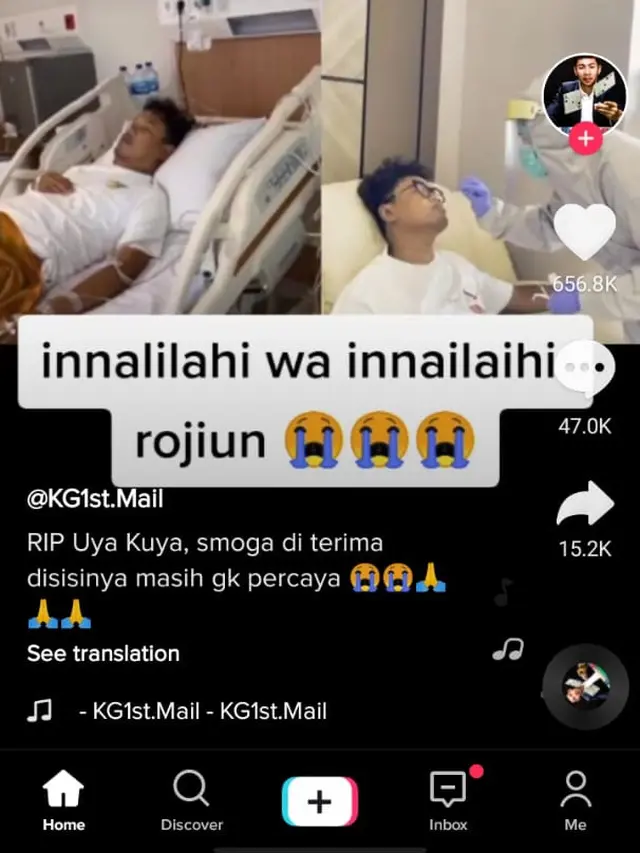 Hoaks Uya Kuya Meninggal