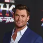 Chris Hemsworth dalam premier Thor: Love and Thunder. (Jordan Strauss/Invision/AP)