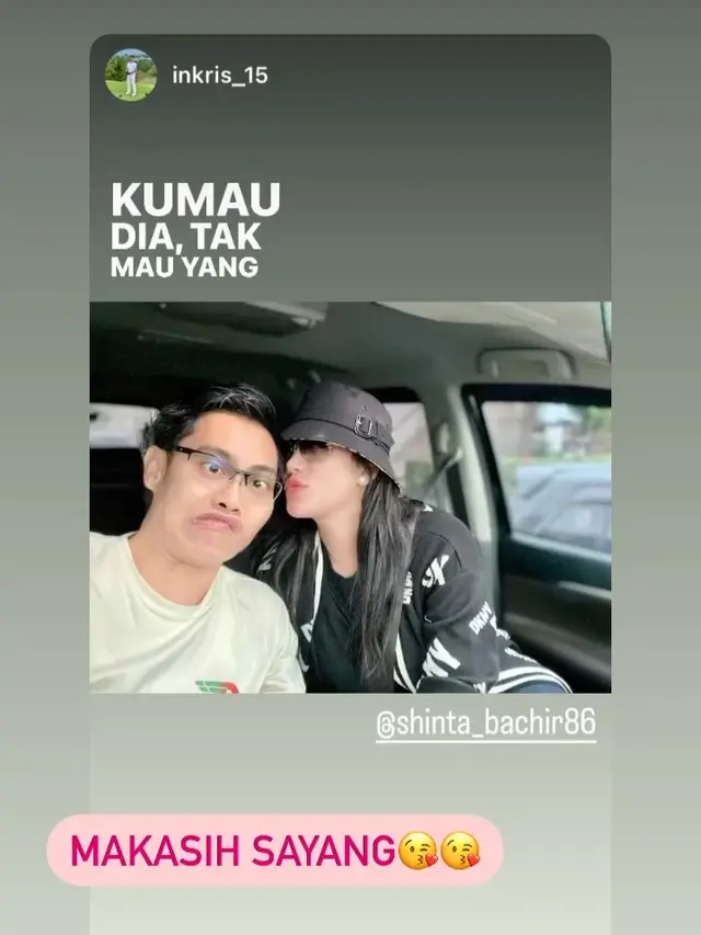 Shinta Bachir pamer kemesraan dengan pacar baru (Foto: Instagram @shinta_bachir86)