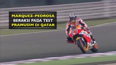 Video aksi duo pebalap Honda, Marc Marquez dan Dani Pedrosa pada tes pramusim MotoGP di sirkuit Losail, Qatar.