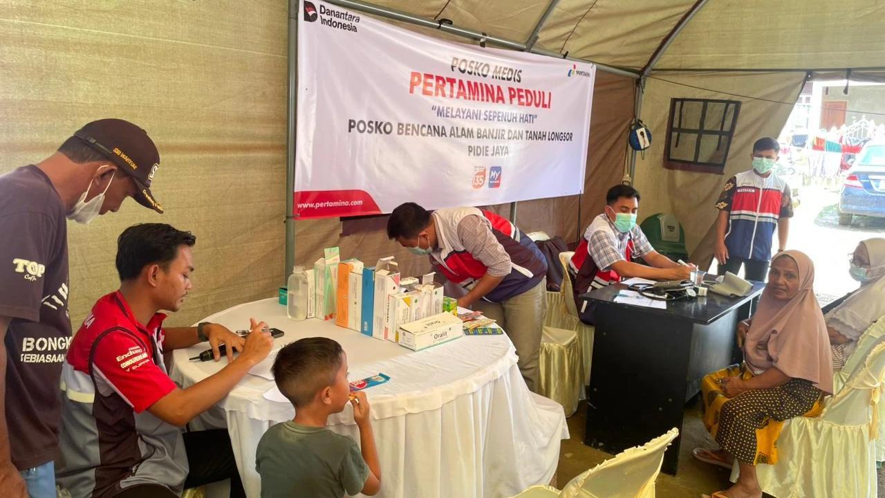 Dirikan Posko Peduli di Pidie Jaya, Pertamina Patra Niaga Bantu Percepat Pemulihan Pascabencana