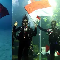 Kibarkan Bendera dalam air