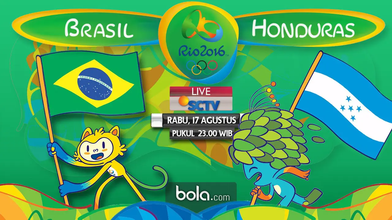 Brasil Vs Honduras (Bola.com/Adreanus Titus)