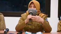 Kepala Dinas Kesehatan Kota Surabaya Nanik Sukristina. (Dian Kurniawan/Liputan6.com)
